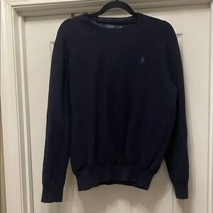 Polo by Ralph Lauren Men's Dark Blue Crewneck Sweater